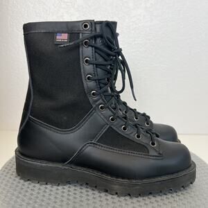Danner Acadia 8" Boots Mens Size 7.5 D Black Leather Goretex Tactical USA 21210